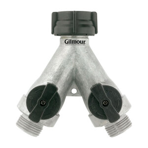 Gilmour 2-Way Shut-Off Valve Metal
