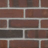 Glen-Gery Cushwa Series Modular Brick Unfrogged Dark Red Flashed 7-5/8 in. x 3-5/8 in. x 2-1/4 in. (530 pc./pallet)