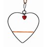 Bird Swing Tweet Heart Birdie Black 9-1/2 in. x 9-1/2 in.