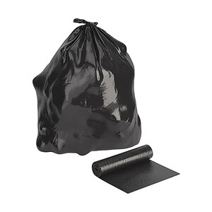 Vallen Trash Bag Black 56 gal. Cordless Roll 100/case