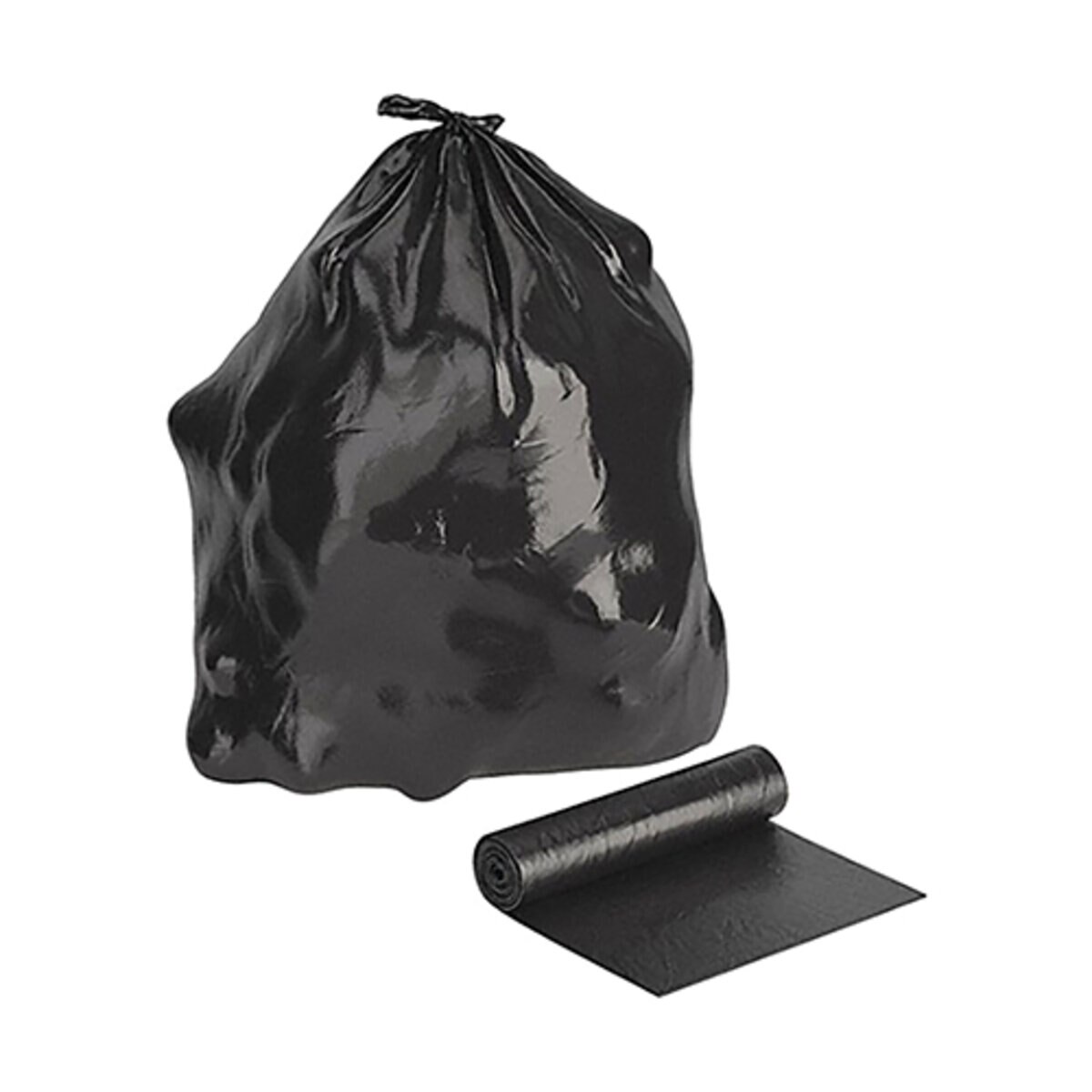 Vallen Trash Bag Black 56 gal. Cordless Roll 100/case | SiteOne US