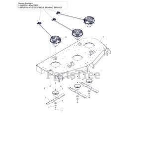 Gravely Spindle-CW Motor