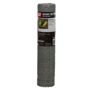 PrimeSource Grip-Rite Aviary Netting Galvanized 22 ga. 1/2 in. Hex 72 in. x 100 ft. Roll