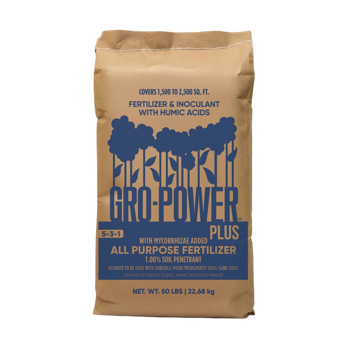 Gro-Power Plus 5-3-1 1% Fe 0.05% Mn 0.05% Zn + Humics/Mycorrhizae ...