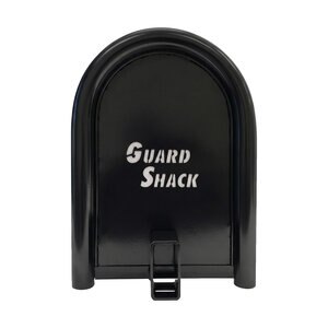 GuardShack Powder Coated Enclosure, Hinged, 16 in. x 30 in. x 46 in., Black
