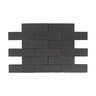 H.C. Muddox Face Brick Standard Wire Cut Solid Ebony #479 (525 pc./pallet)