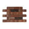 H.C. Muddox Common Standard Brick Cored Railroad Blend 3-3/4 in. x 2-1/2 in. x 8 in. (525 pc./pallet)