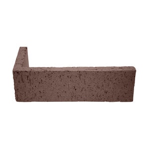 H.C. Muddox Commercial Thin Brick Standard Wire Cut Corners Burnt Rose 2-1/2 in. x 8 in. x 1/2 in. (5 ln. ft./box)