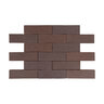 H.C. Muddox Commercial Thin Brick Standard Wire Cut Corners Burnt Rose 2-1/2 in. x 8 in. x 1/2 in. (5 ln. ft./box)