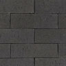 H.C. Muddox Thin Brick Modular Wire Cut Corners Ebony (20 pc./box)
