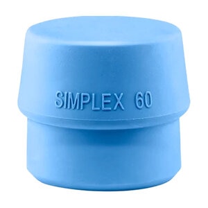Simplex 60 mm Soft Rubber Face Insert Blue for Mallet