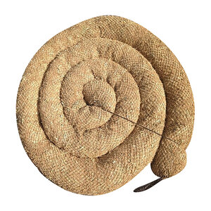 Hanes Geo Wattle Natural Straw 12 in. x 10 ft.