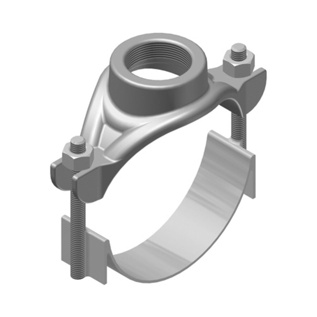 Harco Ductile Iron Saddle 6 in. x 2 in. FIPT Outlet | SiteOne US