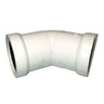 Sch 40 PVC 45 Degree Elbow 3 in. Gasket