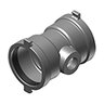 Harco Service Tap Tee Ductile Iron IPS 2-1/2 in. x 1 in.
