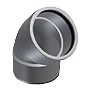 Harco Street Elbow 45 Degree Gasket x Spigot