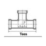 Harco Tee G x G x G PVC 2-1/2 in. x 2-1/2 in.