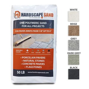 Hardscape.com Porcelain Polymeric Sand White 50 lb. Bag (63 bg./pallet)