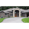Hebron Brick Lite Architectural Series Modular Thin Brick Flats Slate Gray 1/2 in. x 7-5/8 in. x 2-1/4 in. (7.3 sq. ft./box)