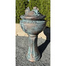 Henri Fountain Tall Cherub Bubbler 16-1/2 in. x 37 in.