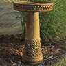 Henri Birdbath Shimmering Stones 18 in. x 28-1/2 in.