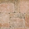 Hessit Lancaster Wall Tumbled Wedge Granite 7-7/8 in. x 7-7/8 in. x 3-8/9 in. (144 pc./pallet)