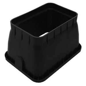 Highline Standard Valve Box Body (only) Rectangle 11 in. x 16 in. x 12 in.H Black Closed Mouse Holes