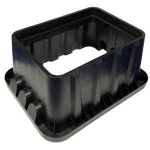 Highline Jumbo Valve Box Body (only) Rectangle 14 in. x 20 in. x 12 in.H Black Closed Mouse Holes