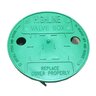 Highline Universal Econo Valve Box Lid Round 6 in. Green VB Lid Only
