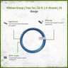 Guy Wire Tree Tie Blue 4 Strand 19 Gauge 50 ft.