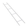 Hohmann & Barnard Hot Dip Galvanized Ladder 9 Gauge 8 in.