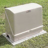 Hot Box Lok Box Backflow Enclosure Flip-Top Insulated Unheated Fiberglass Beige 27 in. L x 13 in. W x 23 in. H