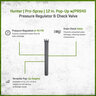 Hunter Pro-Spray 12 in. Pop Up with PRS40 Pressure Regulator and Check Valve