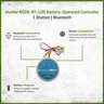 Hunter NODE Bluetooth Controller 1 Station with DC Latching Solenoid Battery Powered