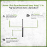 Hunter Pro-Spray Reclaimed Spray Body 12 in. Pop Up with Check Valve