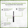 Hunter Pro-Spray Reclaimed Spray Body 6 in. Pop Up with Check Valve