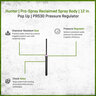 Hunter Pro-Spray Reclaimed Spray Body 12 in. Pop Up with PRS30 Pressure Regulator, Check Valve and FloGuard
