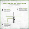 Hunter Pro-Spray 6 in. Pop Up with PRS40 Pressure Regulator with Side Inlet