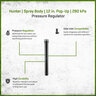 Hunter Pro-Spray 12 in. Pop Up with PRS40 Pressure Regulator with Side Inlet