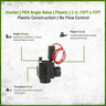 Hunter PGV Angle Valve Plastic 1 in. FIPT x FIPT