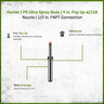Hunter PS Ultra Spray Body 4 in. Pop Up with 10A Nozzle