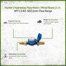 Hunter Hydrawise Flow Meter Wired Brass 1 in. NPT
