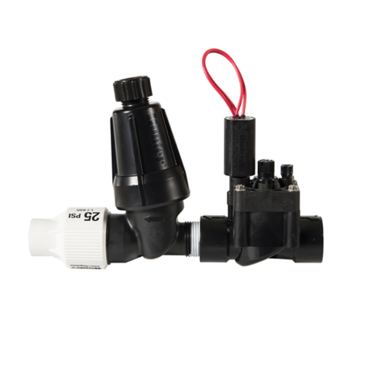 Hunter PCZ Drip Control Zone Kit 1 in. FIPT w/ Pressure Regulator 25 ...