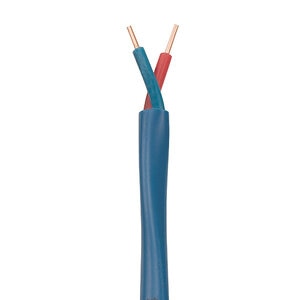 Jacketed decoder cable, blue, #12-2