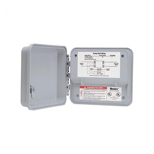 Hunter Pump Start Relay Triple Pole/Single Throw 10 HP 240 V 3 Phase Nema 3R Wall Mount Plastic Enclosure for 120 Vac Pumps up To 3 HP, 230 Vac Pumps up To 7.5 HP, or 230 Vac Pumps up To 10 HP (Three - Phase)