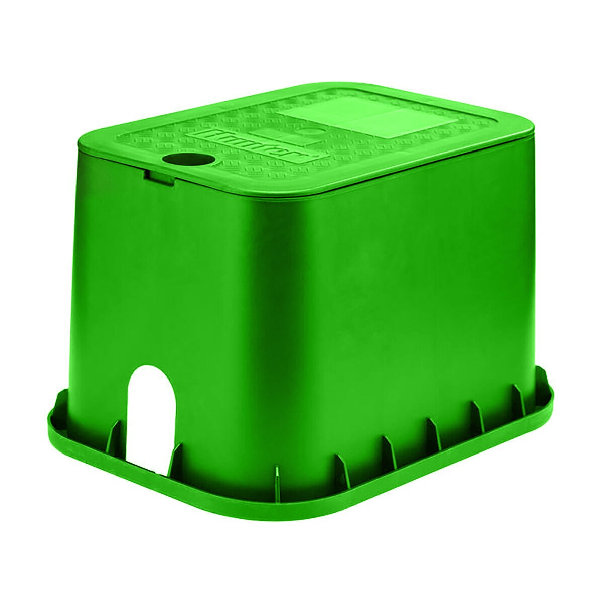 Hunter Valve Box Brown Box/Green Lid Overlapping HDPE 8 in. x 11 in. x ...