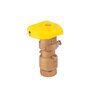 Hunter Quick Coupling Valve 3/4 in. FIPT Inlet 2 pc. Body 2-Slots with Yellow Rubber Locking Cover