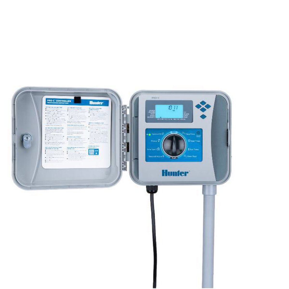 Hunter P2C Base Unit Controller Outdoor 4 Station | SiteOne US