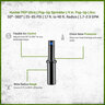 Hunter PGP Ultra 4 Pop-Up Sprinkler 2.5 Nozzle w/ Check Valve