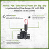 Hunter PGV Globe Valve Plastic 1 in. Slip x Slip